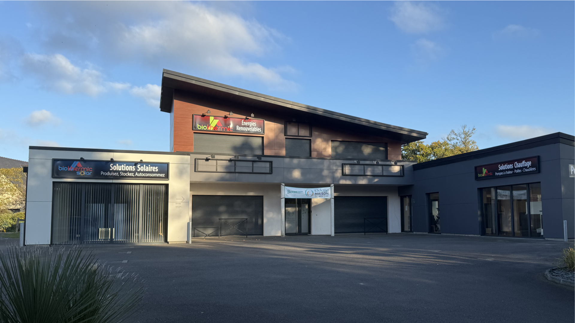 Showroom Biothermic de Saint-Aubin-du-Cormier
